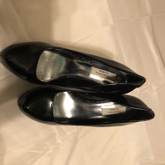 SimplyVera VERA WANG Black Stiletto heels - Picture 6 of 7